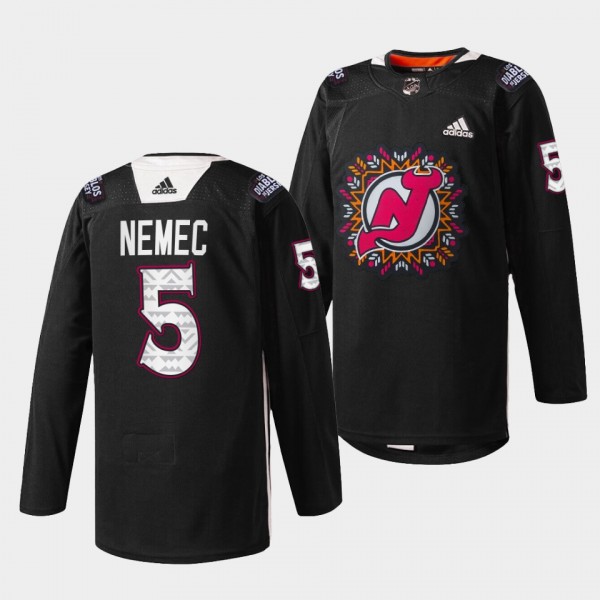 Simon Nemec 2022 NHL Draft New Jersey Devils #5 Bl...