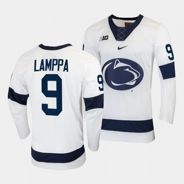 Xander Lamppa Penn State Nittany Lions College Hockey White Replica Jersey 9