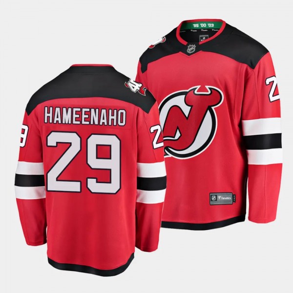 Lenni Hameenaho 2023 NHL Draft New Jersey Devils #...