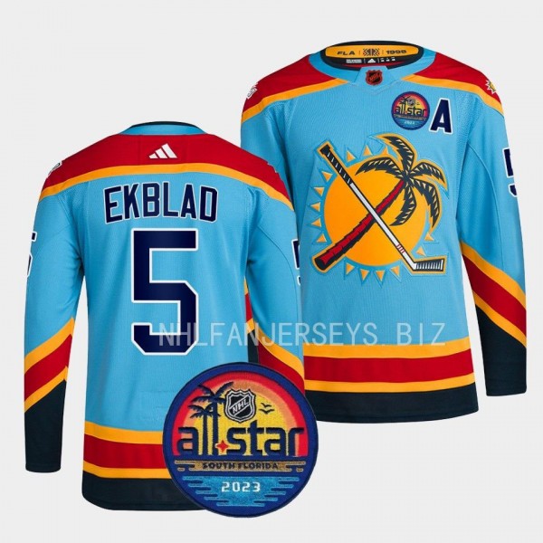 Florida Panthers 2023 All-Star Patch Aaron Ekblad ...