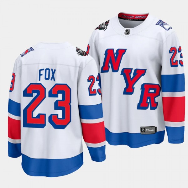 2024 NHL Stadium Series Adam Fox Jersey New York R...
