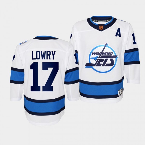 Youth Adam Lowry Jets White Special Edition 2.0 Jersey