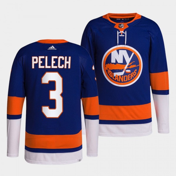 New York Islanders 2022 Home Adam Pelech #3 Royal Jersey Primegreen Authentic Pro