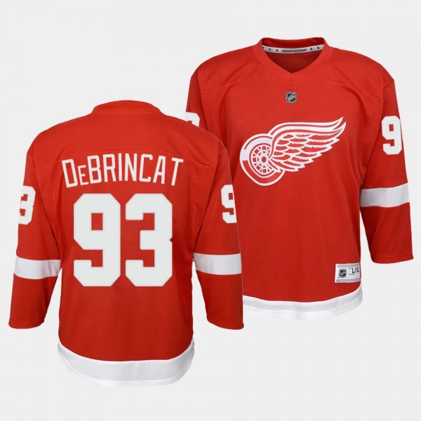 Detroit Red Wings #93 Alex DeBrincat Home Premier ...