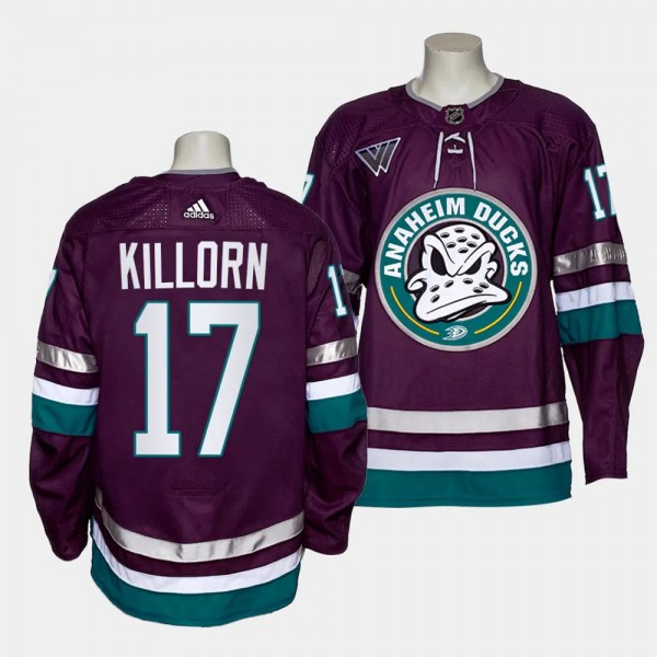 Anaheim Ducks Third Authentic Alex Killorn #17 Pur...