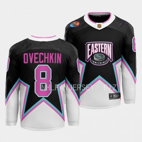 Washington Capitals Alex Ovechkin 2023 NHL All-Star Black Eastern Conference Jersey Men's
