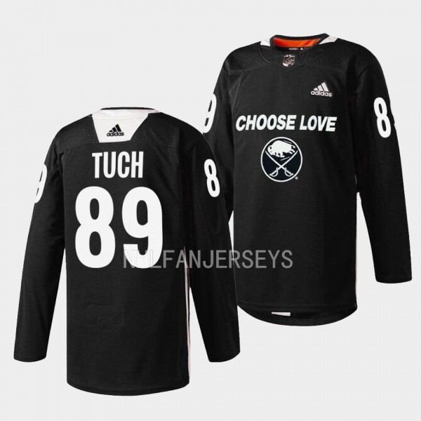 Buffalo Sabres 2023 Choose Love Night Alex Tuch #8...