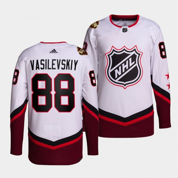Tampa Bay Lightning Andrei Vasilevskiy 2022 NHL All-Star #88 Red Jersey Eastern