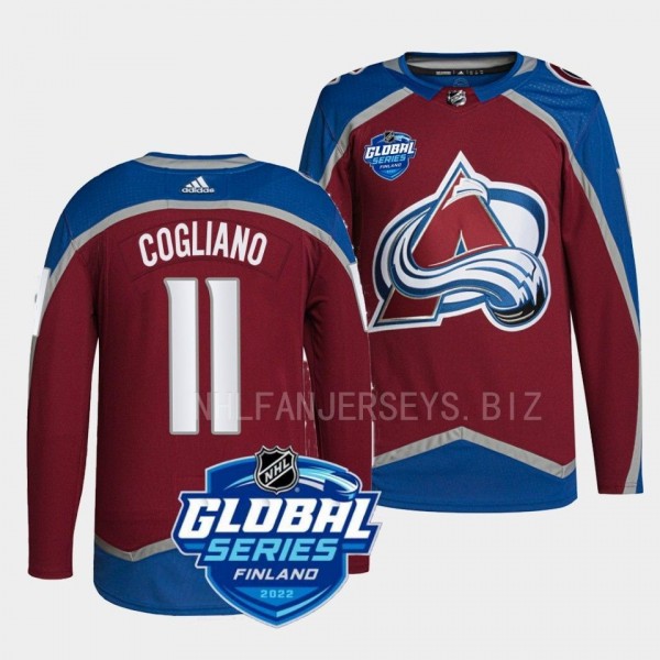 Colorado Avalanche 2022 NHL Global Series Andrew C...