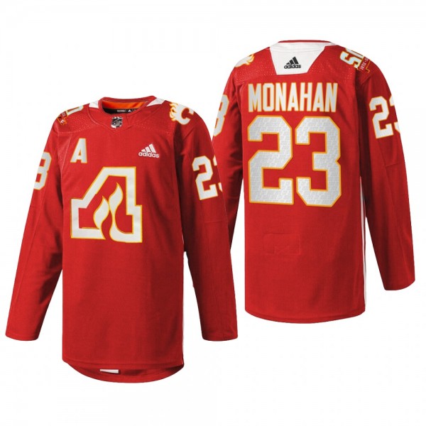 Sean Monahan Calgary Flames 50th Anniversary Jerse...