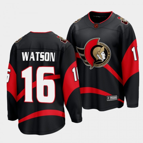Austin Watson Ottawa Senators 2022 Special Edition 2.0 Black Breakaway Player Jersey Men's