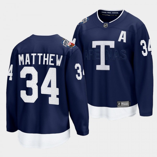 Auston Matthews Toronto Maple Leafs 2022 Heritage ...