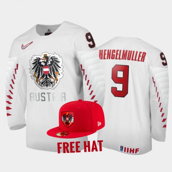 Maximilian Hengelmuller Austria Hockey White Free ...