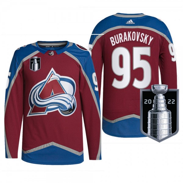 Colorado Avalanche 2022 Stanley Cup Playoffs Andre Burakovsky Authentic Pro Jersey