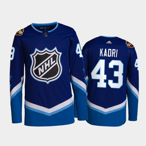 Colorado Avalanche Nazem Kadri #43 2022 NHL All-Star Jersey Blue Western Primegreen Authentic