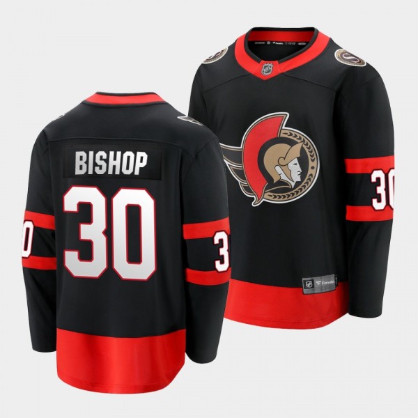 Ben Bishop Ottawa Senators 2022 Home Black Jersey Men