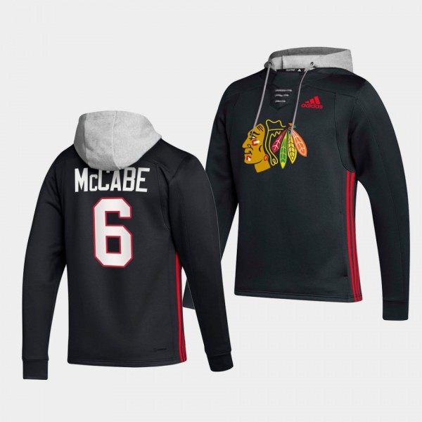 Chicago Blackhawks Jake McCabe Skate Black Lace-up...