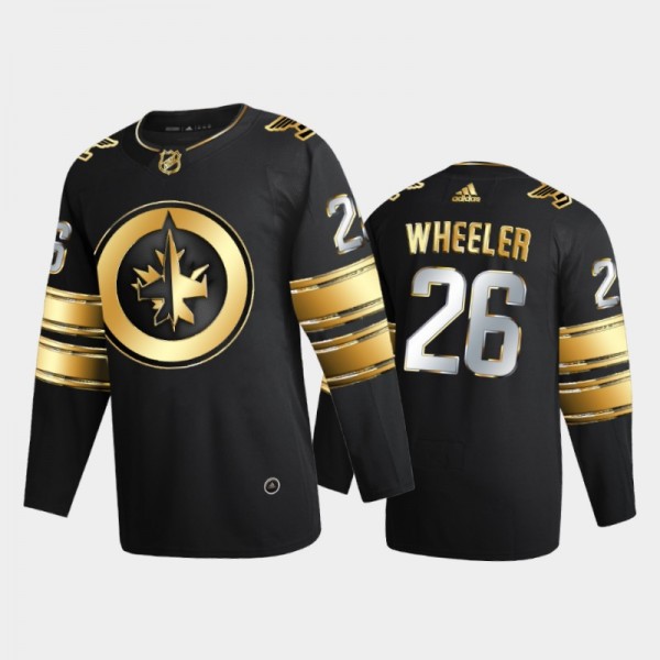 Winnipeg Jets Blake Wheeler #26 2020-21 Golden Edition Black Limited Authentic Jersey