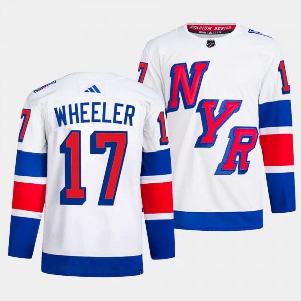 Blake Wheeler 2024 NHL Stadium Series Authentic Player New York Rangers #17 White Jersey Primegreen