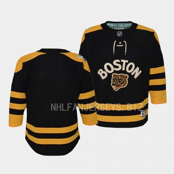 Boston Bruins Blank 2023 Winter Classic Black # Yo...