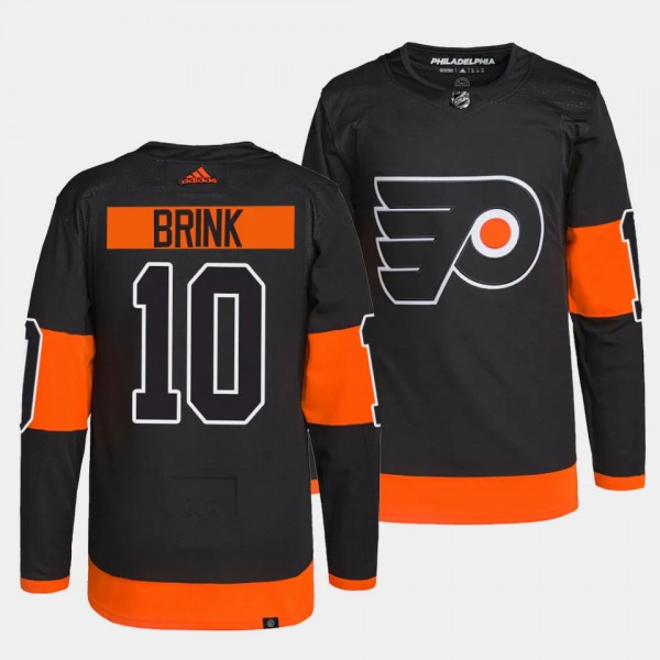 Bobby Brink Philadelphia Flyers Alternate Black #1...