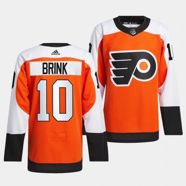 Bobby Brink Philadelphia Flyers Home Orange #10 Pr...