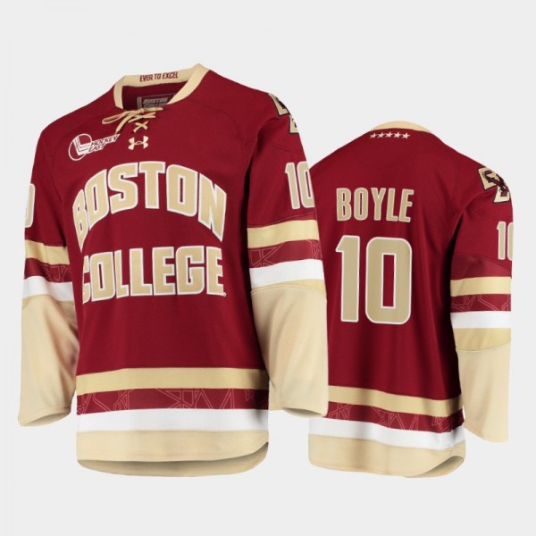 Boston College Eagles Brian Boyle #10 College Hock...