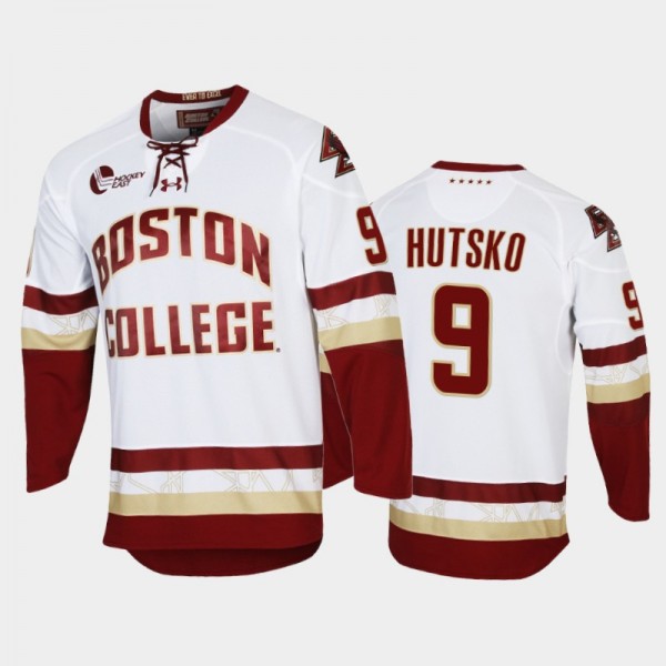 Boston College Eagles Logan Hutsko #9 College Hock...
