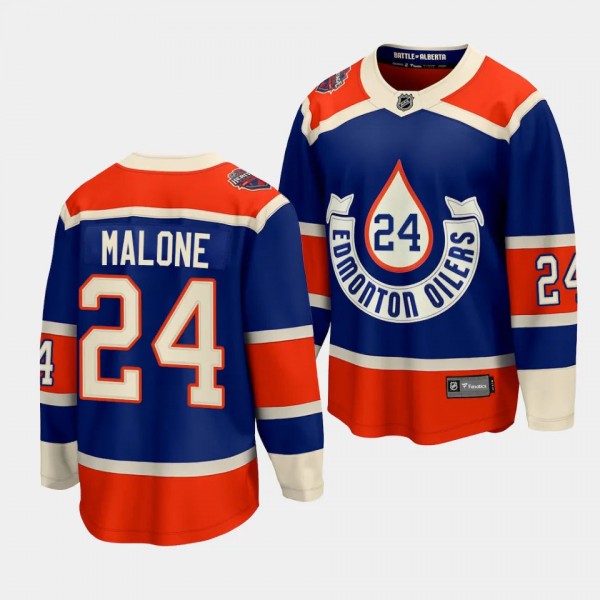 Brad Malone Edmonton Oilers 2023 NHL Heritage Clas...