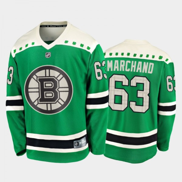 Fanatics Brad Marchand #63 Bruins 2020 St. Patrick...