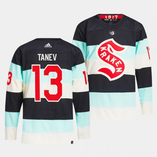 Brandon Tanev Seattle Kraken 2024 NHL Winter Classic Blue #13 Primegreen Authentic Player Jersey Men's