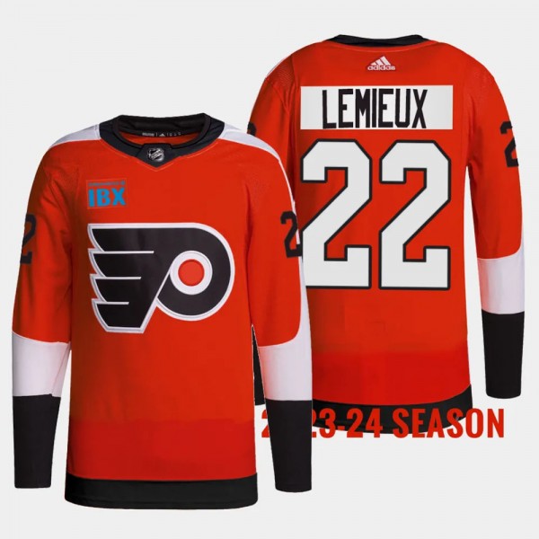 Philadelphia Flyers 2023-24 Home Brendan Lemieux #...