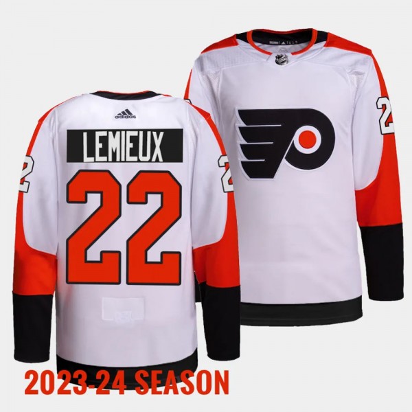 Brendan Lemieux Philadelphia Flyers 2023-24 Away W...