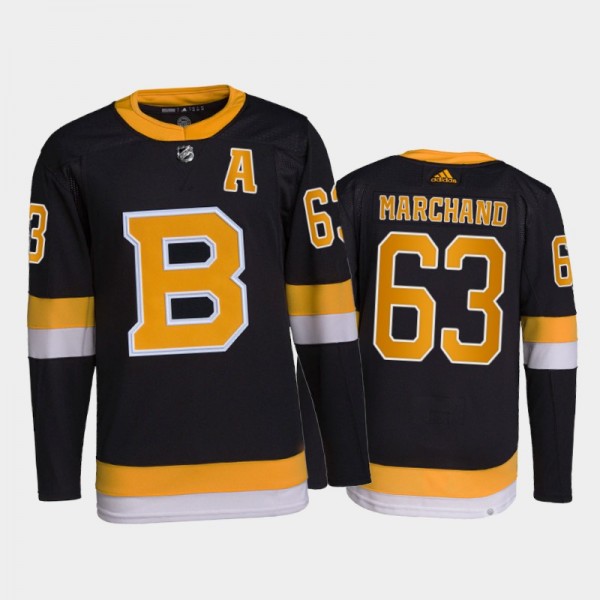 2021-22 Boston Bruins Brad Marchand Primegreen Aut...