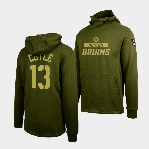 Charlie Coyle Boston Bruins Thrive Olive Levelwear...