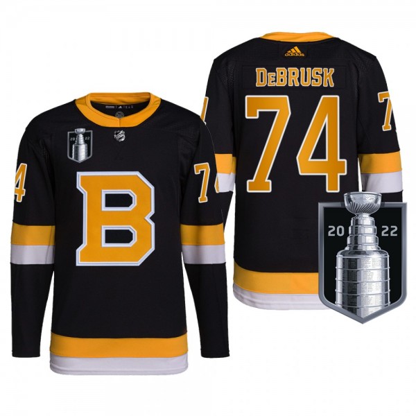 Bruins Jake DeBrusk 2022 Stanley Cup Playoffs Black Jersey