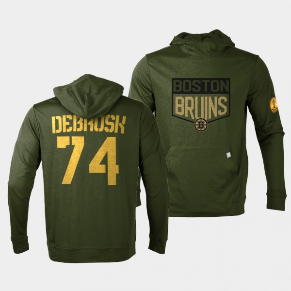 Jake DeBrusk Boston Bruins 2022 Salute to Service ...