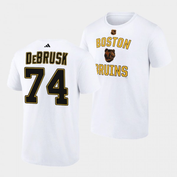 Boston Bruins Reverse Retro 2.0 Jake DeBrusk #74 W...