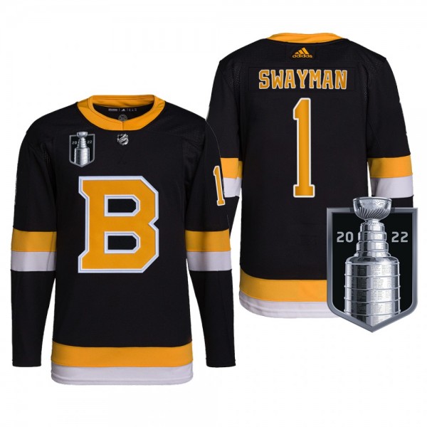 Bruins Jeremy Swayman 2022 Stanley Cup Playoffs Bl...