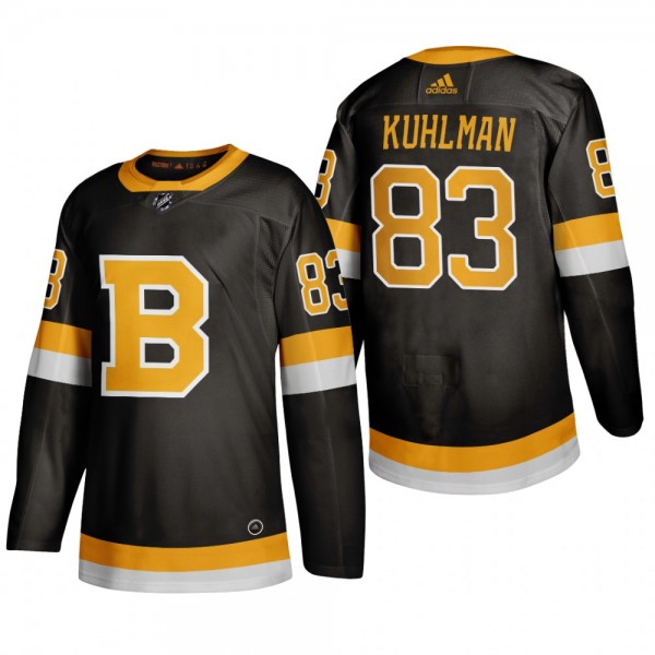 Boston Bruins Karson Kuhlman #83 2020 Season Alter...