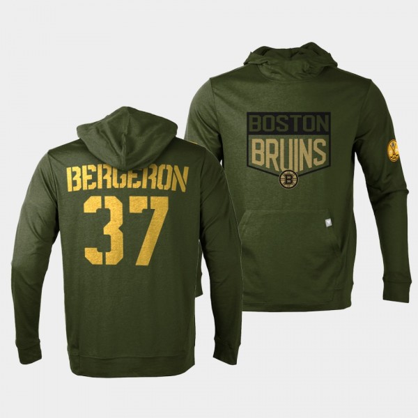 Patrice Bergeron Boston Bruins 2022 Salute to Serv...