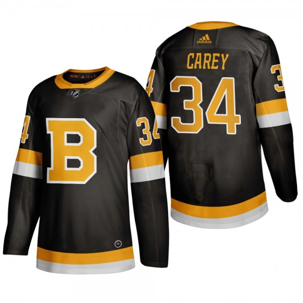 Boston Bruins Paul Carey #34 2020 Season Alternate...