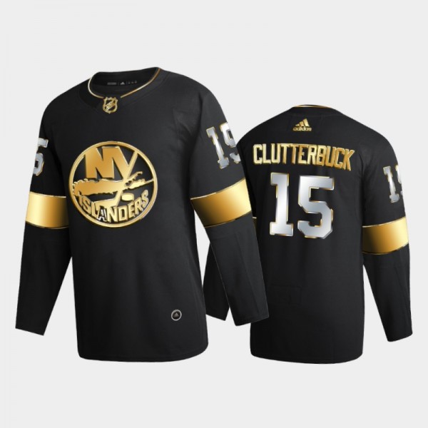 New York Islanders cal clutterbuck #15 2020-21 Authentic Golden Black Limited Authentic Jersey