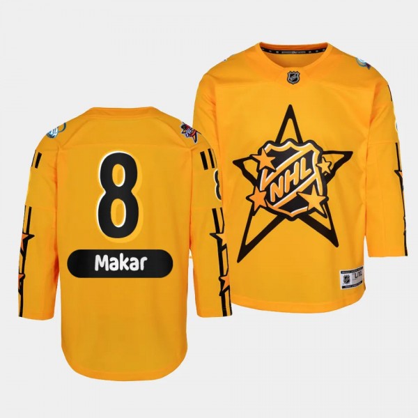 Colorado Avalanche #8 Cale Makar 2024 NHL All-Star Game Premier Yellow Youth Jersey