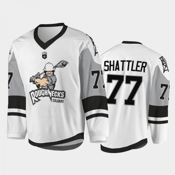 Calgary Roughnecks #77 Jeff Shattler NLL Sublimate...