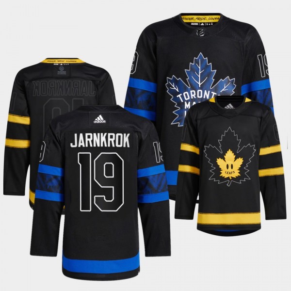 Calle Jarnkrok Toronto Maple Leafs x drew house Alternate Authentic Reversible Black Jersey Justin Bieber Next Gen uniform