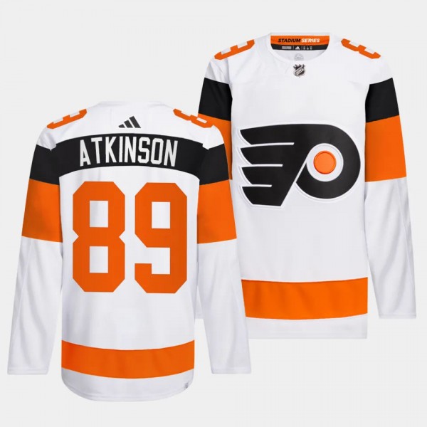 2024 NHL Stadium Series Philadelphia Flyers Cam Atkinson #89 White Authentic Pro Jersey