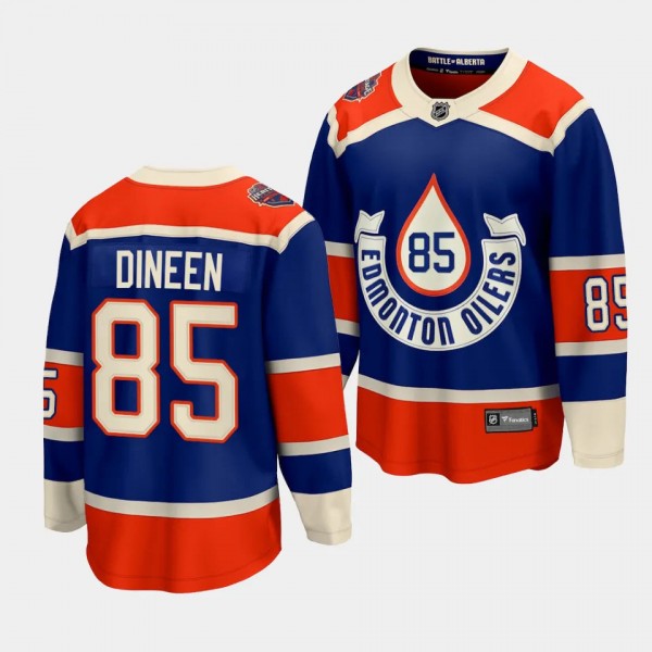 Cam Dineen Edmonton Oilers 2023 NHL Heritage Class...