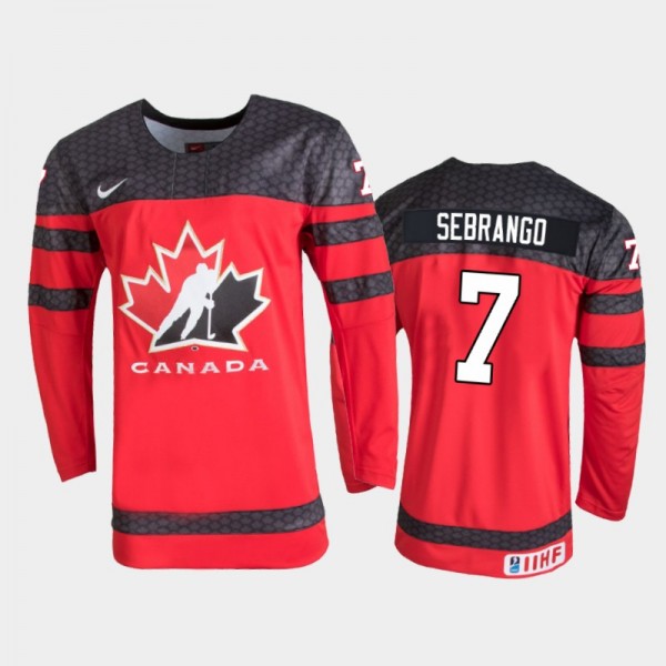 Canada Hockey Donovan Sebrango 2022 IIHF World Jun...