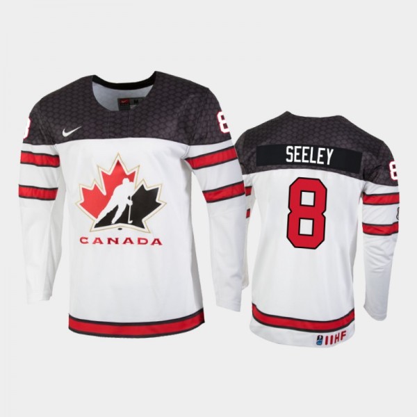 Ronan Seeley Canada Hockey White Home Jersey 2022 IIHF World Junior Championship